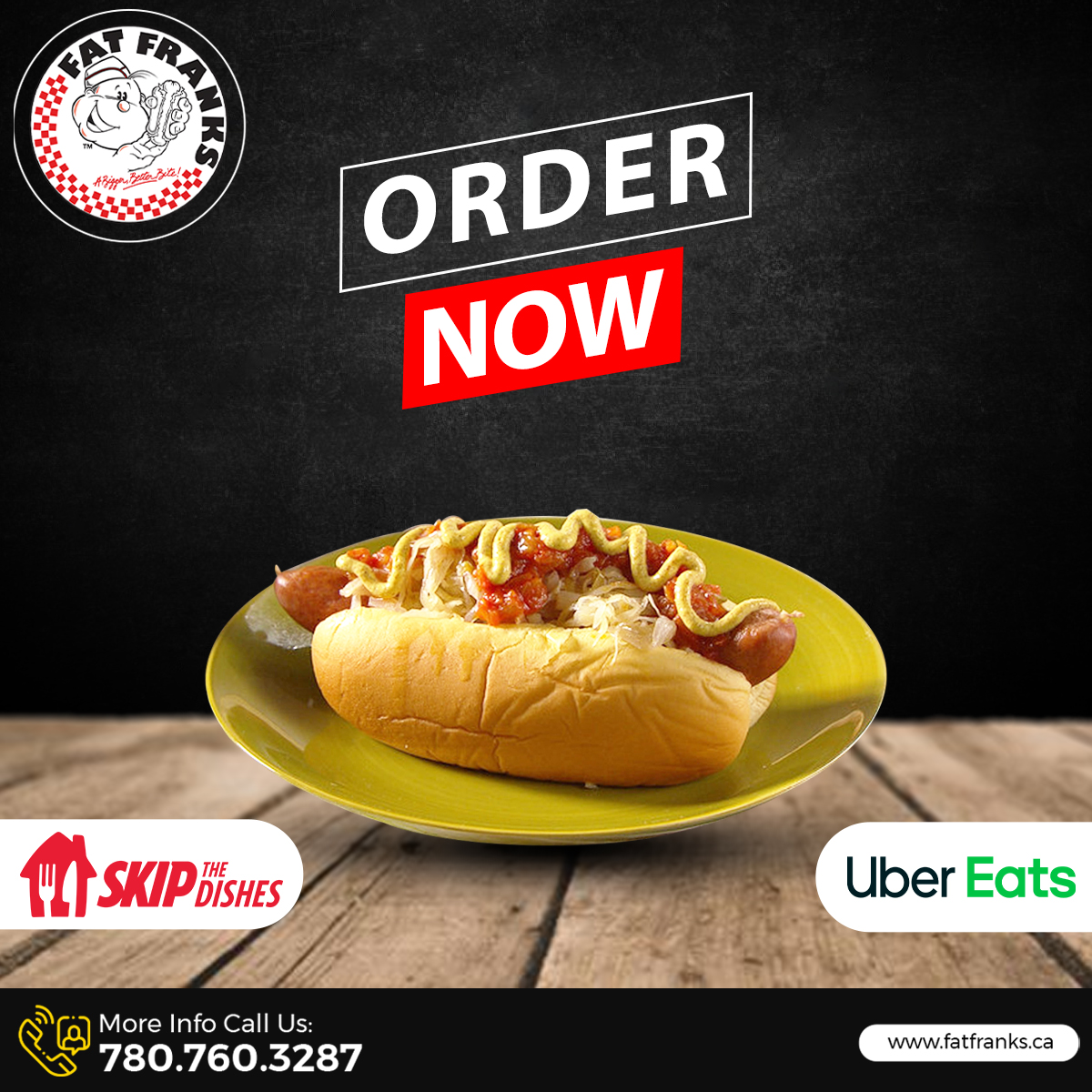 Order Online And Eat A Hot Dog